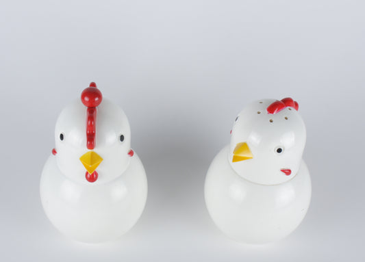 Salero y pimentero gallo + gallina